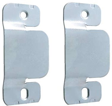 Just Accessories® Flush Concealed Mount Bracket Interlocking Hang Buckle Headboard Furniture Connector Metal Wall Mount Hardware Hanging for Mirrors Frames (3 Pairs)