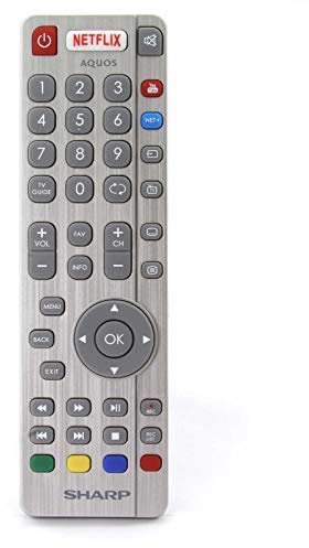Original SHW/RMC/0116 SHW/RMC/0117 Fernbedienung für Sharp Aquos 3D HD Smart Freeview TV mit Youtube Netflix Net+ Buttons