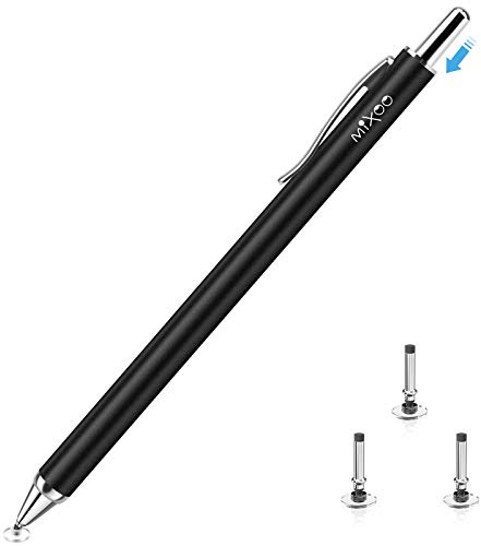 Mixoo Switch Stift, Tablets Stift für Alle Tablets, Touchscreen Stift Universal Stylus Pen mit 3 austauschbaren Disc-Tipps, kompatibel mit iPad, Smartphones, Huawei, Samsung Galaxy Tablet