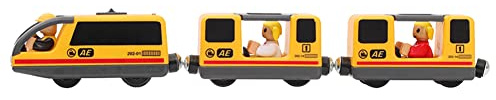 Elektrische Eisenbahn, Elektrische Lok Holzeisenbahn Zug Elektrische Hohe Geschwindigkeit Spielzeug Zug für Holzeisenbahn Bahn, Weihnachtszug Zug Fensterdeko Geschenke für Kinder Jungen Mädchen
