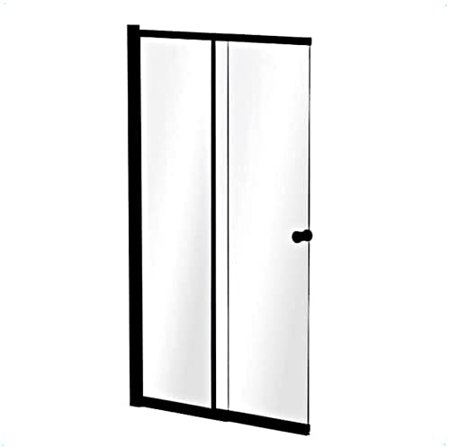 VBChome Schiebetüren Duschwand 100 x 150cm Schwarz Duschabtrennung Spritzschutz Badewannenaufsatz Verschiebbar für Badewanne Einfach zu Säubern Modern Hohe Qualität