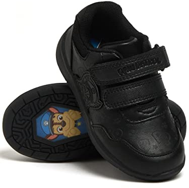 Paw Patrol Boys School Shoes | Chase Boys Trainers | Chase Trainers for Kids | Back to School | Black 8