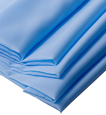 IPEA Futterstoff Stoff Hellblau - 200 cm x 150 cm - Made in Italy - Meterware zum Nähen, Kleidung, Futter, Jacken, Hosen, Röcke, Möbel, Kissen - Polyester Stoff zum Futter