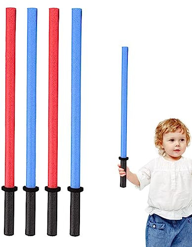 Poolnudel Schwimmnudel | 4 STK 73.6cm Schwimmnudel für Kinder | Schaum Schwimmbad Poolnudel Hohl Rohr mit Griffen | Multifunktions Pool Spielzeug Schwimmnudel Erwachsene Kinder Sommer-Essentials