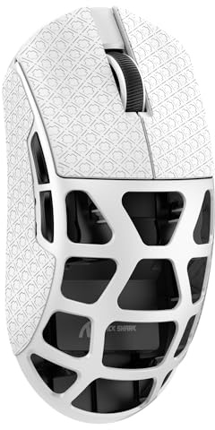 ATTACK SHARK R3 Souris en Alliage de Magnésium, Sans Fil 8K, 46g SUPERLIGHT, Capteur de Jeu PixArt PAW3395, BT/2.4G/Filaire, DPI Réglable 26000, Pour Win11/Xbox/PS/Mac - Blanc