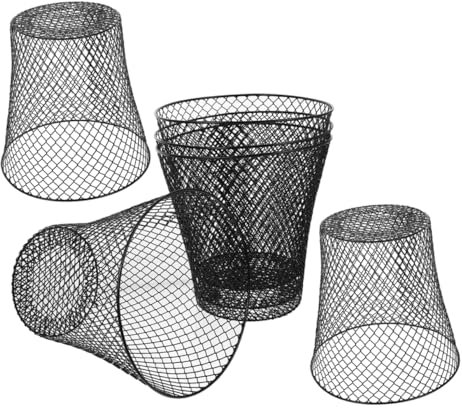 POPETPOP Protezioni per Gabbie per Piante Riutilizzabili 6 Pezzi Protezioni per Piante da Giardino in Ferro Copertura in Rete per Uso Esterno