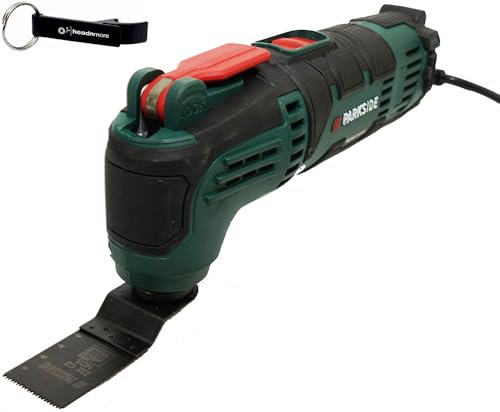 HEADNMORE® Bundle – Parkside® Utensile multifunzione PMFW 310 levigatrice + portachiavi HEADNMORE®