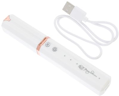 Happyyami Elektrische Wimpernzange Hohe Temperatur aus ABS mit USB Ladefunktion Tragbar Gleichmäßige Wärme für geformte Wimpern zu Hause
