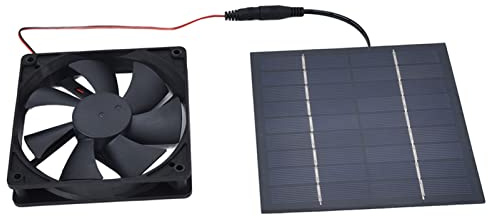 Sonew Solar Angetriebener Abluftlüfter 10W Single Lüfter mit Wasserdicht