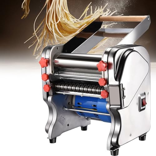 Sunseota Macchina per Pasta elettrica, Macchina Automatica per Pasta, Macchina elettrica per Pasta Commerciale/Macchina Automatica per Pasta Ramen,Macchina per la Pasta elettrica 160