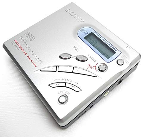 Sony MZ-R500/S tragbarer MiniDisc-Rekorder Silber