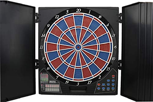 BULL'S 67981 Lightning Russ Bray Sound Elektronik Dartboard, Andere, Mehrfarbig, 45 cm x 41 cm