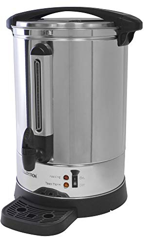 LLOYTRON 20 Litre 2500w Stainless Steel Catering Urn / Water Boiler / Anti-drip Tap / Water Level Indicator / Drip Tray / Auto Re-boil Temperature Control / Locking Lid / E1920 / Stainless Steel