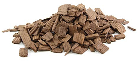 Eichenholzchips Amerikanisch (Medium Toasted) 20g - Amerikanische Eichenholzchips | Eichenholzspäne | Räucherholz | Eichenholz Chips | Holzspäne | Holzfässer