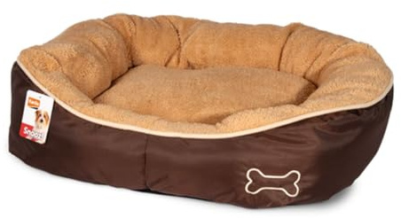 Karlie Säng chipz, rund L: 63 cm B: 60 cm H: 20 cm beige