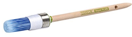Colorus Ringpinsel Größe 4 (Ø 25 mm) – Premium Rundpinsel mit feiner Kunstborsten-Mischung – für wasserbasierte Farben und Lacke