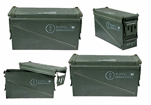 Okänd 2-pack US ammunitionskiste Oliv X-Large Long begagnad 47 x 15,5 x 25 transportlåda Munikist låda 17,48 stycken/styck