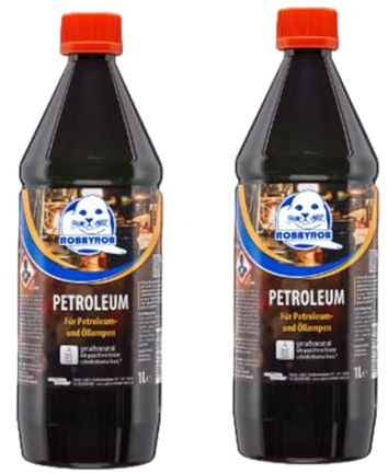 JaTop 2l Lampenoel Lampenöl Petroleum Petroleumheizung Petroleumofen Lampe Kamin Kerosin Reiniger Fackel Laterne Öl Gartenfackeln (8,45€ / L)