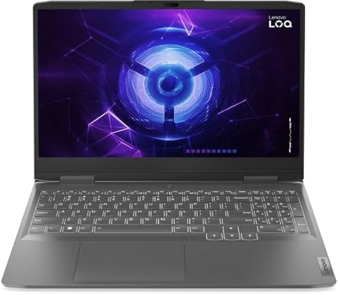 Lenovo LOQ Gen 8 - Ordenador Portátil Gaming 15.6 FullHD (Intel Core i5-12450H, 16GB RAM, 512GB SSD, NVIDIA GeForce RTX 4050 6GB, Sin Sistema Operativo) Gris - Teclado QWERTY Español