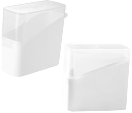 FUNOMOCYA 2 Piezas Caja Para Guardar Queso Blanco Recipiente Para Lonchas De Queso El Frigorífico y Conservación