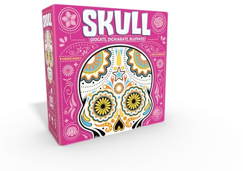 Asmodee – SKULL – Gioco da Tavolo in Formato da Viaggio – 3-6 Giocatori – 10+ Anni – Edizione in Italiano