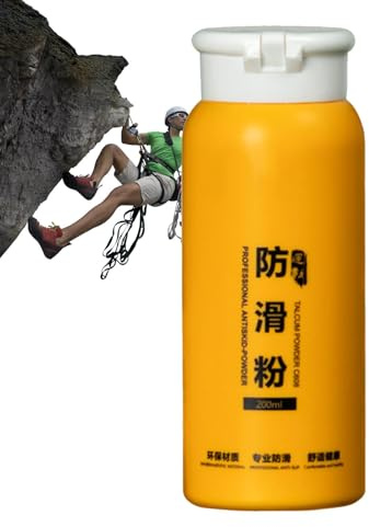Workout-Kreide | 200 ml Handkreide-Pulver | Schweißbeständige Magnesiumcarbonat-Kreide, lose Fitness-Kreide für Gewichtheben, Gymnastik