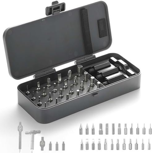 Ensemble de tournevis 24 en 1, tournevis à cliquet magnétique, clé à cliquet S2, embouts magnétiques, poignée en T amovible