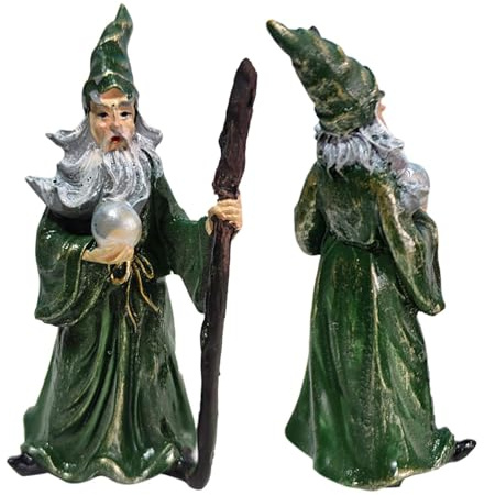 Figura Decorativa De Halloween – Decoración De Mesa De Halloween, Decoraciones Portátiles De Mesa De | Adornos Multifuncionales De Mago Y Bruja, Adorno De Escritorio para Fiestas Temáticas De Ha