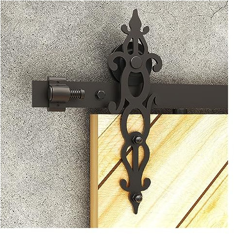 Kit ferramenta per porta scorrevole del fienile Kit di ferramenta for porta scorrevole del fienile, resistente, fluido e silenzioso, facile da installare. Hardware for porta scorrevole con pannello a
