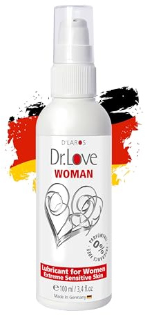 Dr.Love® Woman Lubricant | Silikonbasis | 100ml | extra langanhaltendes und feuchtigkeitsspendendes Intim Lubricant für Sie | pH-neutral | Made in Germany | Vielfältige Anwendung als Massageöl