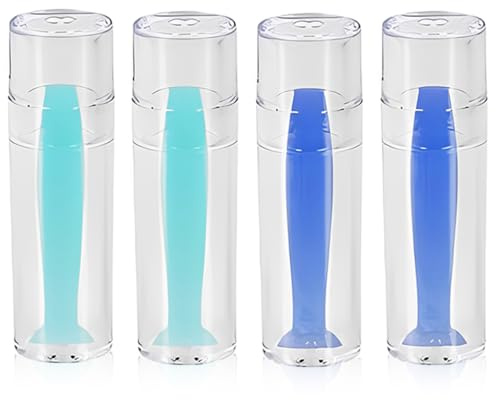 LEPZUR Ventouse Lentille Rigide 4 Pièces Extracteur Lentilles Annuelles Rgp Ortho-K Set Accessoires 2 Vert 2 Bleu