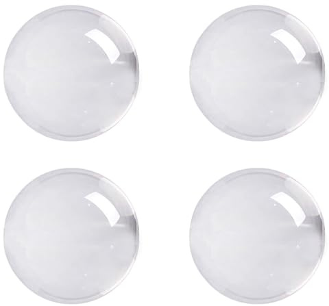 Akfldms 4X Sfera di di Vetro Trasparente Un Colori Sfera Curativa Fotografia Oggetti di Scena Palla Decor 50Mm