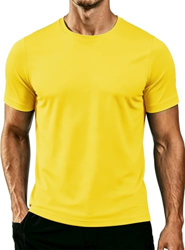 GOLDPKF Men's Short Sleeve Rash Guard Sun SPF UV Protection Shirts UPF 50+ Top Quick Dry Lightweight Swim Tshirt