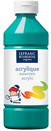 Lefranc & Bourgeois Value Serie Kinder - Acrylfarben, 500ml Tube - Dunkelgrün