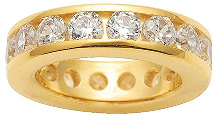 Taufring mit Zirkonia Anhänger Kettenanhänger aus 585 Gold 14 Karat