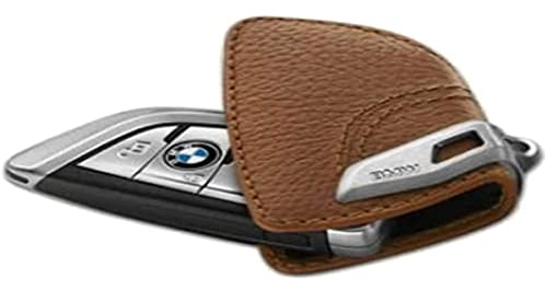 BMW Original Schlüsseletui Mit Edelspange - Sattelbraun