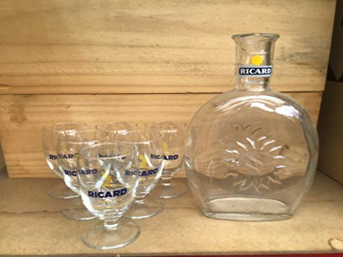 RICARD Set mit 6 Ballongläsern, 17 cl + Karaffe 1 Liter