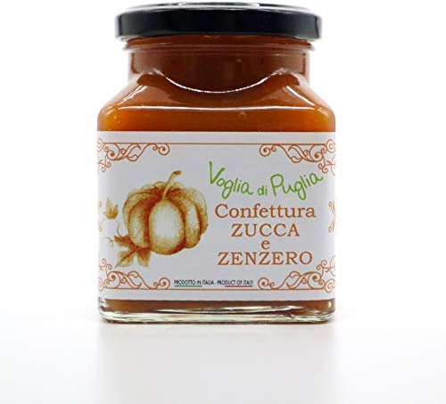 Confettura Zucca E Zenzero Made In Puglia 340gr Voglia Di Puglia Made In Italy