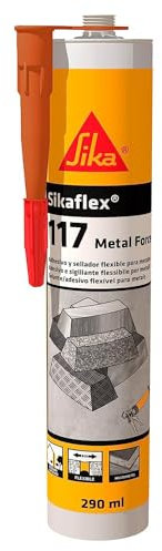 Sika - Sikaflex-117 Metal Force, Rame - Adesivo elastico per l'incollaggio di elementi metallici - Buona lavorabilità - 290ml