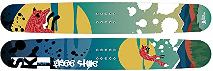Skis Freestyle Pro pour Trampoline avec Fixations - Bois et Mousse Haute Densité