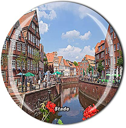 Kühlschrankmagnet Stade Niedersachsen Deutschland Kristall Touristen Souvenir Geschenkkollektion Kühlschrank Magnet Aufkleber