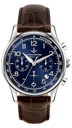 LUCIEN ROCHAT Orologio Uomo, Cronografo, Analogico, Cinturino in Acciaio, Collezione Montreux - R0471615001
