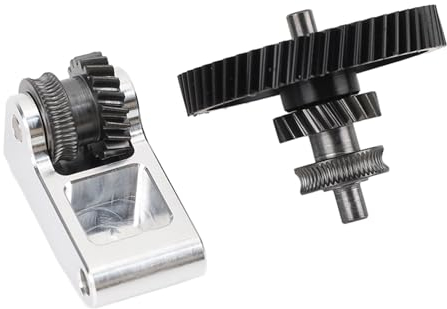 3D-Drucker-Extruder-Getriebe-Set für Bambu X1P1P P1S, Nano-Beschichtung Antriebsrad-Extruder, Dual-Antriebsrad-Extruder-Set mit 62–65 HRC Härte, 1000–1200 HV Härte für 3D-Drucker