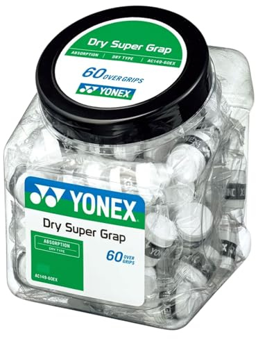 YONEX Dry Super GRAP 60er-Pack, Weiß