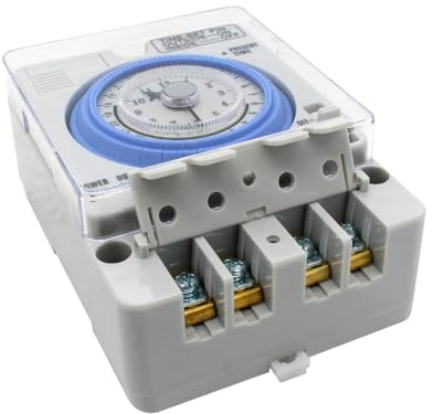 Minuteur mécanique 220 V 10 A avec contrôle manuel/automatique pour usage domestique et industriel