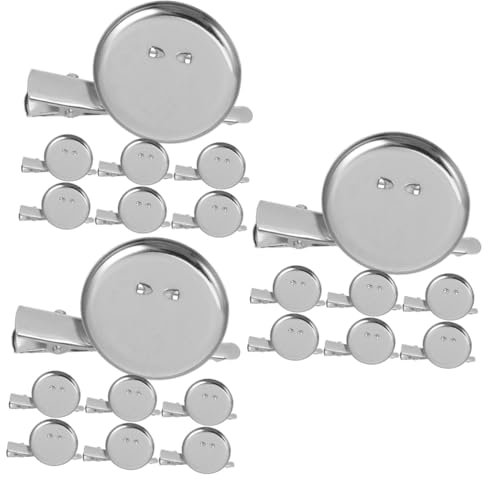 VALICLUD 60stücke Broschenbasis Mit Clips Pin-tray Für Schmuckherstellung Basis Für Handgemachte Accessoires Für Anstecker Und Kreative Projekte