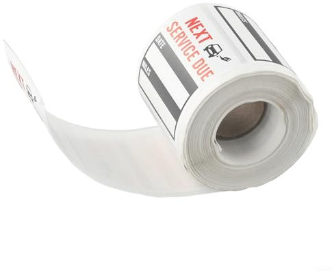 Zuverlässiges 300-fädiges Ölwechsel-Service-Aufkleber-Set für Fahrzeugwartung