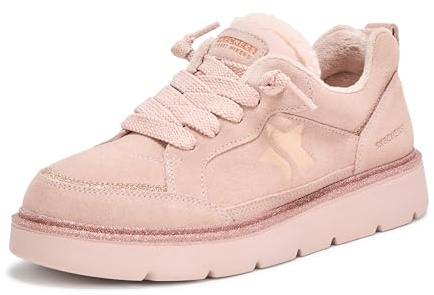 Skechers Women's Keepsakes Cozy - Street Hiker Star, Classic lace up, Pink, 9.5M