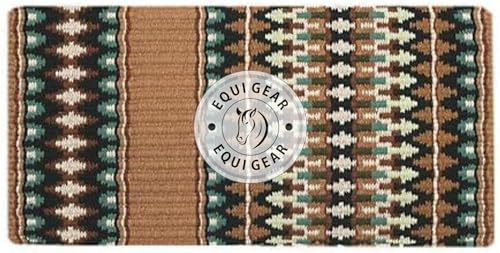 EQUIEMPRESS Sattelunterlage Western Show/Westernsatteldecke aus Neuseelandwolle, Top Wool Pad Sensor Flex (Anpassung möglich) A-344 (36 x 42)
