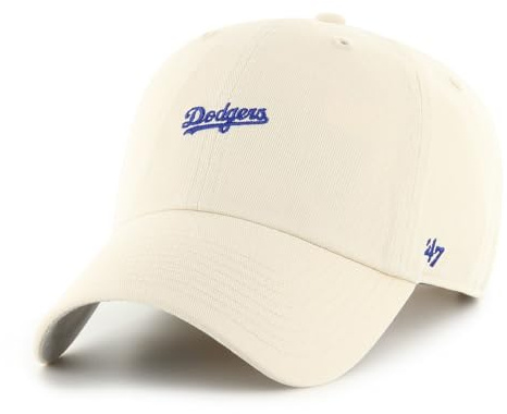 47 MLB Cap Baseball Clean Up Baserunner unstrukturierte Krone verstellbar NY LA kleines Logo Kappe
